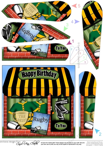 The Little Rugby Shop Fan Pyramage Topper
