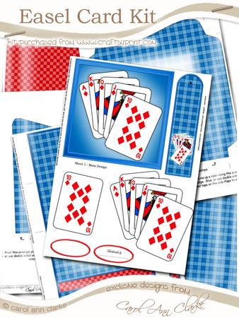 You're Ace!! Easel Card Kit with 3D Decoupage