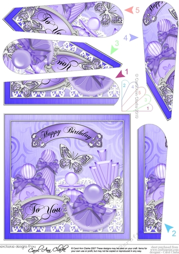 Perfumes & Dragonflies Fan Pyramage Topper