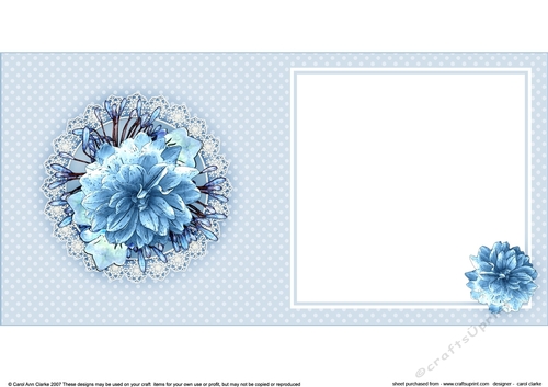 6x6 A Touch of Elegance Flowers Lace and Pearls matching insert