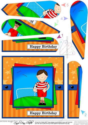 Boyz Bazil Plays Football Fan Pyramage Topper