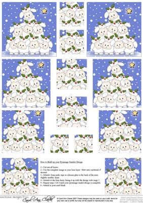 Merry Christmas to Ewe! Pyramage Sheet
