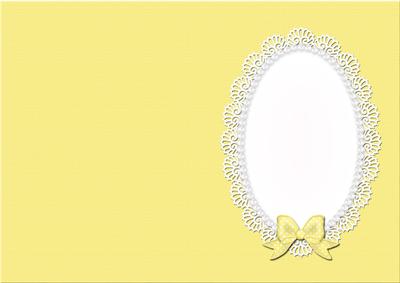 Pearls and Lace Card Front or Insert