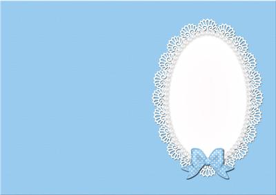 Pearls and Lace Card Front or Insert