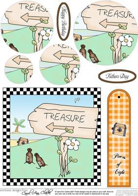 Treasure Island Quick Card with Circle Pyramage
