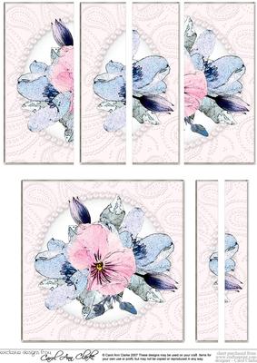 Posy and Pearls Quick Card with Side Stacker Topper