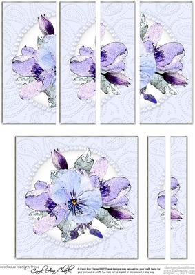Posy and Pearls Quick Card with Side Stacker Topper