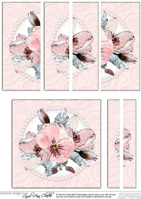 Posy and Pearls Quick Card with Side Stacker Topper