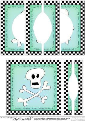 Jolly Roger Quick Card Circular Side Stacker Topper