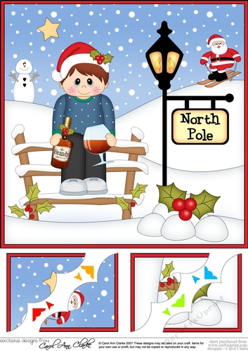 8 x 8 Christmas at the North Pole A Little Christmas Tipple