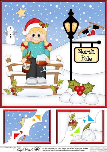 8 x 8 Christmas at the North Pole A Little Christmas Tipple