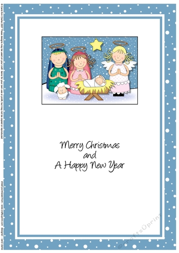 The Christmas Story The Angel visits the Holy Family Jesus matching insert