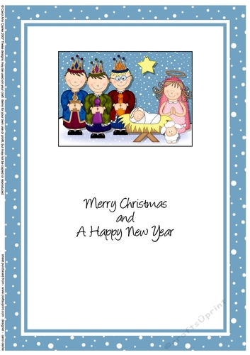 The Christmas Story We Three Kings visit the Holy Family Jesus matching insert
