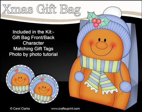 3D Christmas Jinge the Gingerbread Man