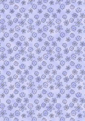 Pretty Flowers Backing Paper
