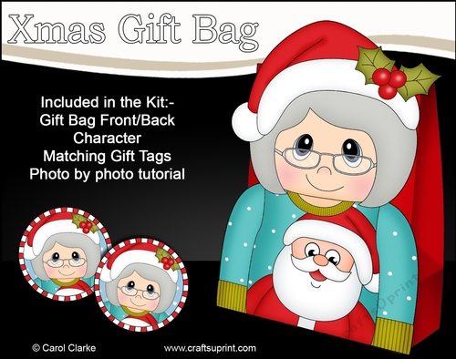 3D Christmas Little Christmas Jumper Old Lady