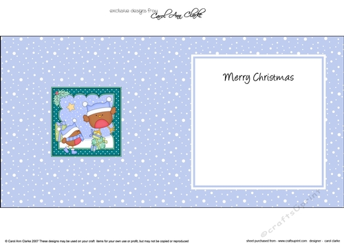 Christmas Bobbin Robin & Friend deliver the Presents insert square landscape