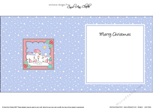 Christmas Snowball Sam has a Snowball Fight insert square landscape