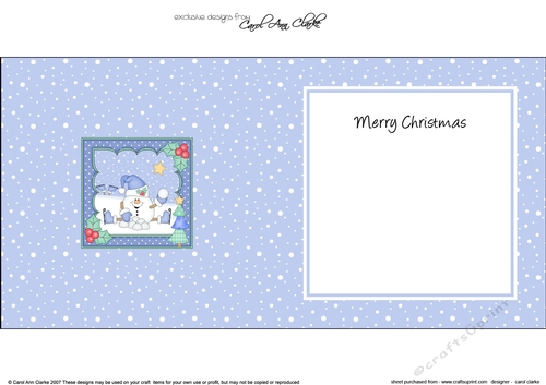 Christmas Snowball Sam has a Snowball Fight insert square landscape