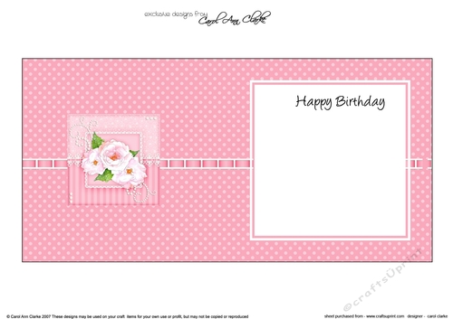A Touch of Elegance Roses Pearls and Lace square landscape insert