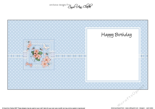 A Touch of Elegance Pretty Violas Pearls and Lace square landscape insert