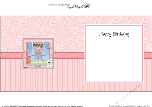 Cute Little Girl Toddler is Swinging High square landscape insert