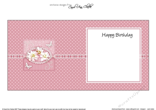 A Touch of Elegance Roses Pearls Butterflies and Lace square landscape insert