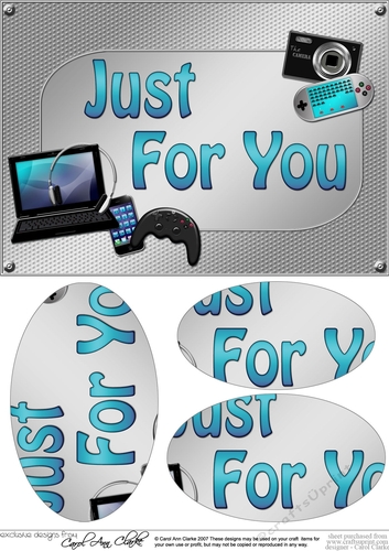 A5 JUST FOR YOU Gadgets n Gizmos Oval Pyramage Topper