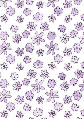 Pretty Watercolour Wash Flowers Backing Paper