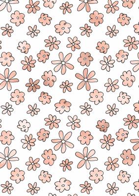 Pretty Watercolour Wash Flowers Backing Paper