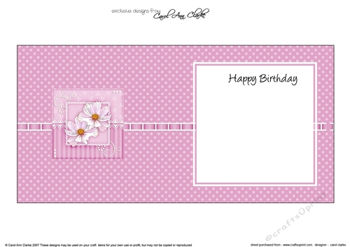 A Touch of Elegance Flowers, Lace & Pearls square landscape insert