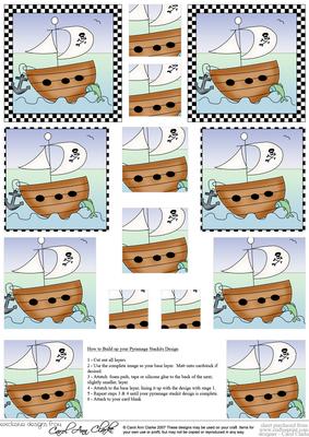 Pirates Ahoy!! Pyramage Sheet