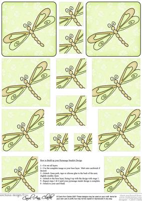 Dreamy Dragonfly Pyramage Sheet