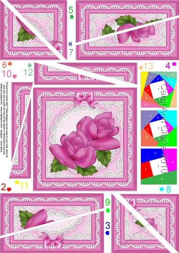 Just Roses Quick Card Topper with Twisted Spiral Side Stacker