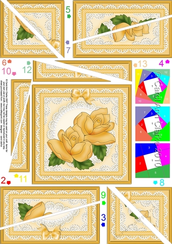 Just Roses Quick Card Topper with Twisted Spiral Side Stacker