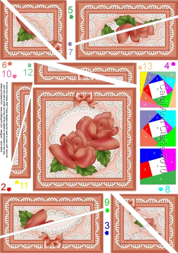Just Roses Quick Card Topper with Twisted Spiral Side Stacker
