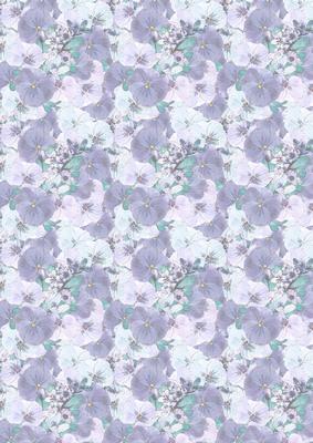 Spring Flowers and Lace Matching Vellum