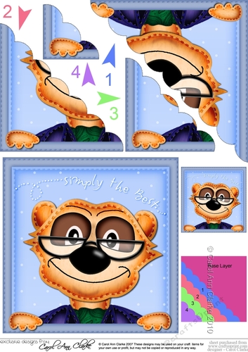 Little Frank Meerkat Scalloped Corner Stacker