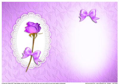 Rose, Lace and Pearls Matching Insert A5 Portrait