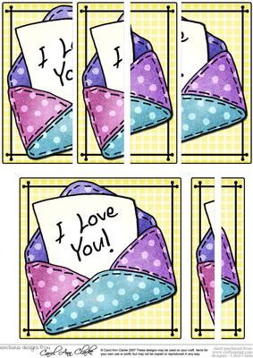 Love Letter Quick Card with Side Stacker Topper
