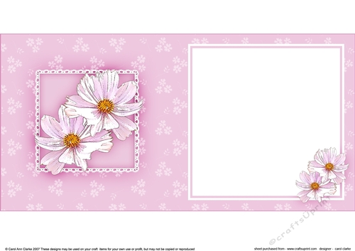  6x6 A Touch of Elegance Flowers, Lace & Pearls matching insert