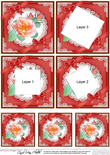 Rose and Lace Twisted Tunnel Topper