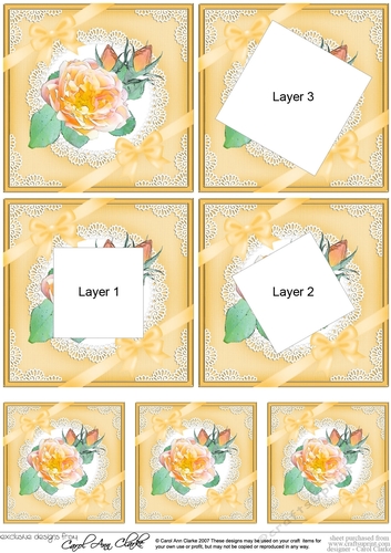 Rose and Lace Twisted Tunnel Topper