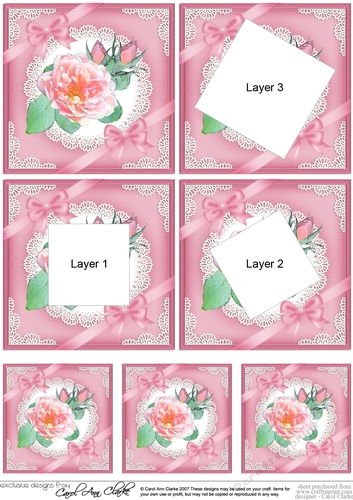 Rose and Lace Twisted Tunnel Topper