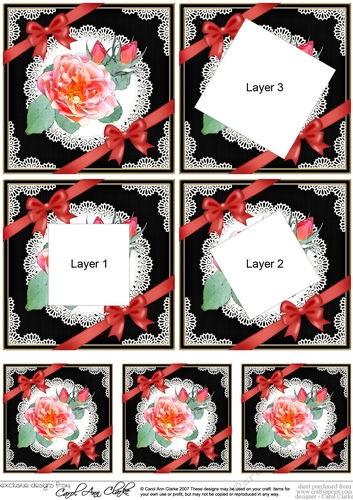 Rose and Lace Twisted Tunnel Topper