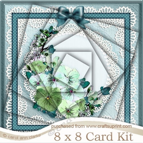 8 x 8 Spring Flowers Kit with Twisted Pyramage