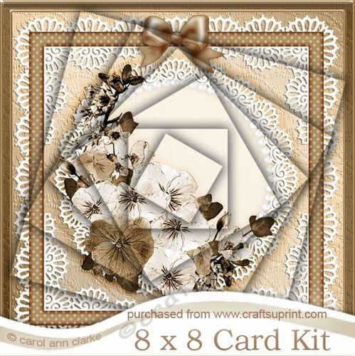 8 x 8 Spring Flowers Kit with Twisted Pyramage