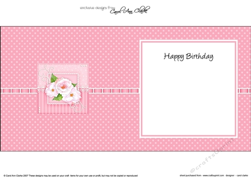 A Touch of Elegance Roses Pearls and Lace square landscape insert