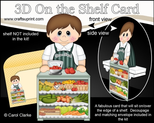 3D On the Shelf Card Kit - Rudy is Fresh from the Farm at the Farmers Market