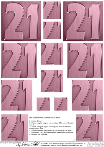 21st Metallic Age Pyramage sheet
